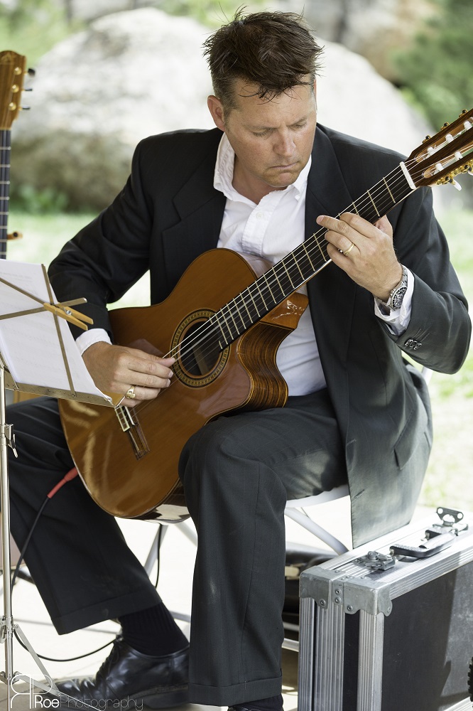 Denver Colorado Guitarist Michael Lancaster.  Weddings and special occasions.  Guitar photo by Greg Roe at www.roephotography.com